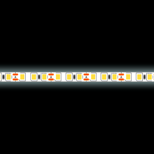 Светодиодная лента 2835-120SMD 9,6W 12V холодный белый