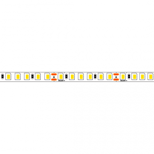 Светодиодная лента 2835-120SMD 9,6W 24V холодный белый